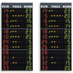 Scoreboard statistics panels FS-412C, 120x260 cm - FIBA approved Level 1 scoreboard-statistics-panels-fs-412c-120x260-cm---fiba-approved-level-1