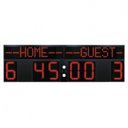 Scoreboard for multisport, outdoor, time of the game, score and period, 330x100 cm, cable transmission scoreboard-for-multisport-outdoor-time-of-the-game-score-and-period-330x100-cm-cable-transmission