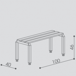 Bench series “Comfort” AVGS1005