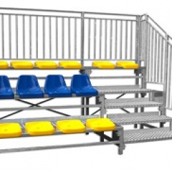 Fixed grandstand for outdoor AVSS1405