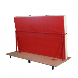 Transport trolley for vertical storage of mats AVGY1155