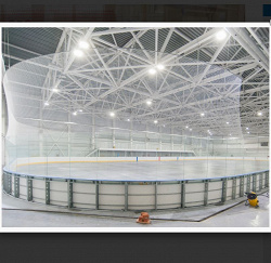 Professional ice hockey dasher boards tempered glass shields - IIHF AVHS1001