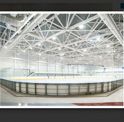 Professional ice hockey dasher boards with acrylic shields - IIHF AVHS1002
