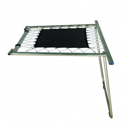 Small foldable safety end decks for large competition trampolines - FIG approved AVGY1199