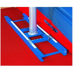 Standard pole vault rails with slider carts AVDM1025