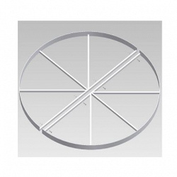 Reinforced discus circle with cross bracing. IAAF certificate. AVDM1109