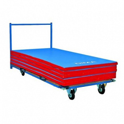 Horizontal transportation cart for mats AVDM1113