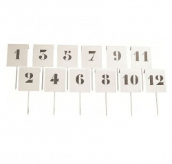 Short throwing distance field markers set of 12 AVDM1178