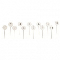 Long throwing distance field markers set of 12 AVDM1179